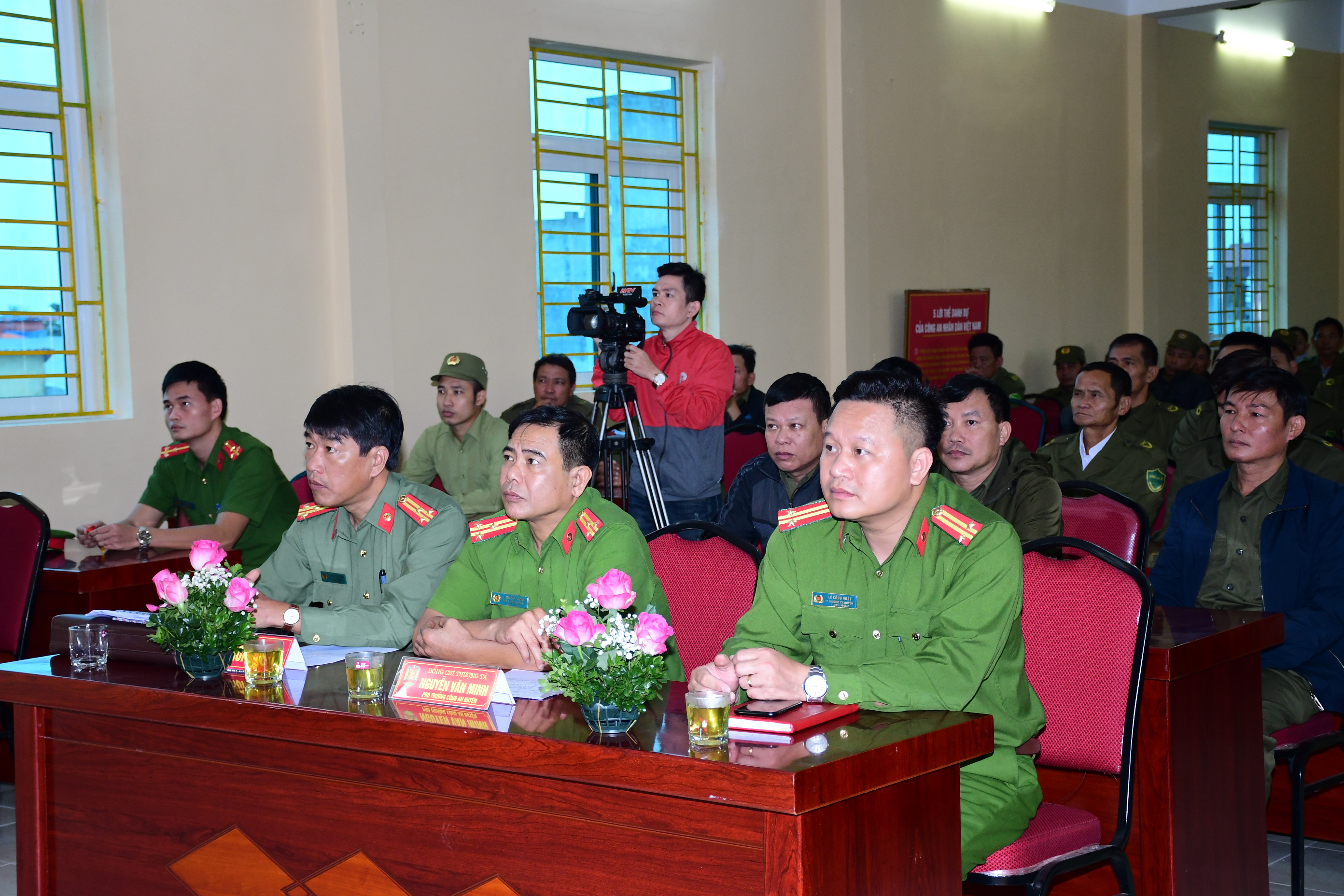 Khai giảng lớp huấn luyện nghiệp vụ 123 Công an xã bán chuyên trách địa bàn huyện Vĩnh Bảo và An Lão